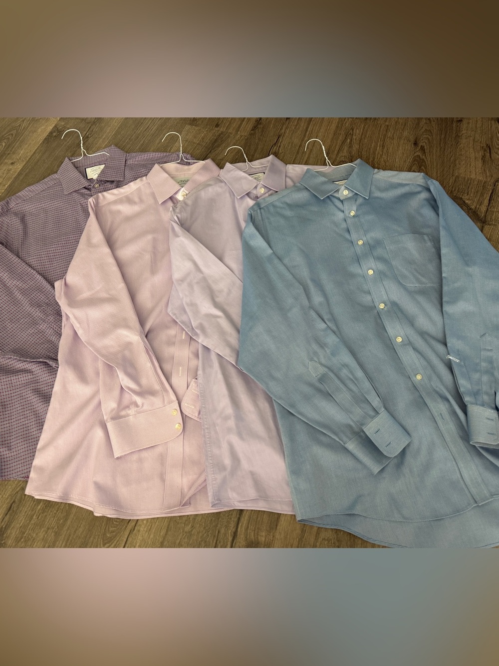 DEAL!!!! All dry cleaned - Charles Tyrwhitt- 4 like new Dress shirts 17/35